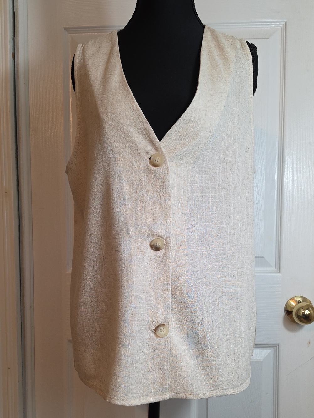 Zenana Linen Blend Vest